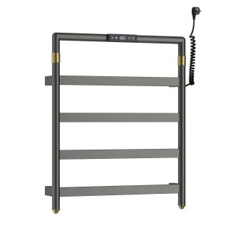 Полотенцесушитель электрический Wonzon & Woghand K?ln WW-A6014-GM 47x59 см тёмный графит